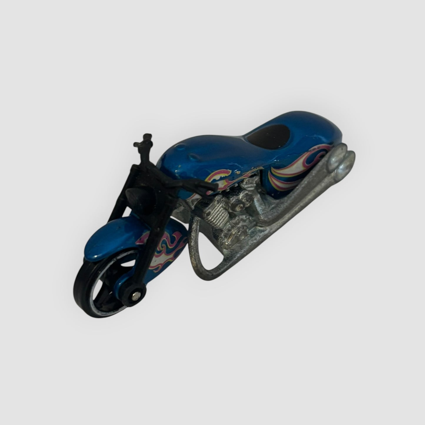 Hot Wheels Chopper Azul Metalizado
