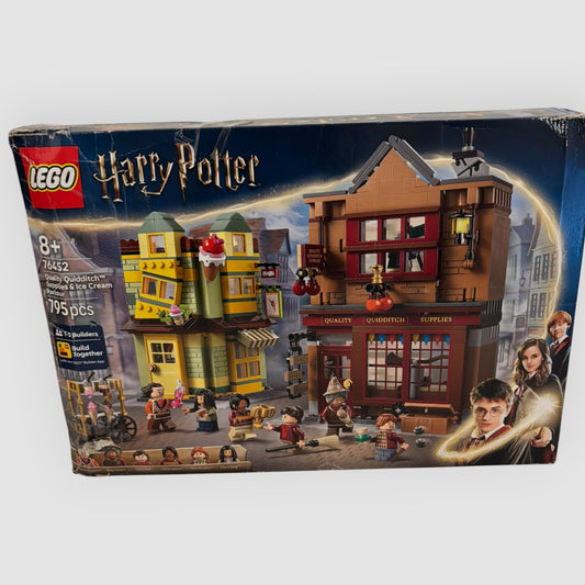 LEGO Harry Potter 76452 Equipamentos de Qualidade para Quidditch e Gelataria – Novo Completo