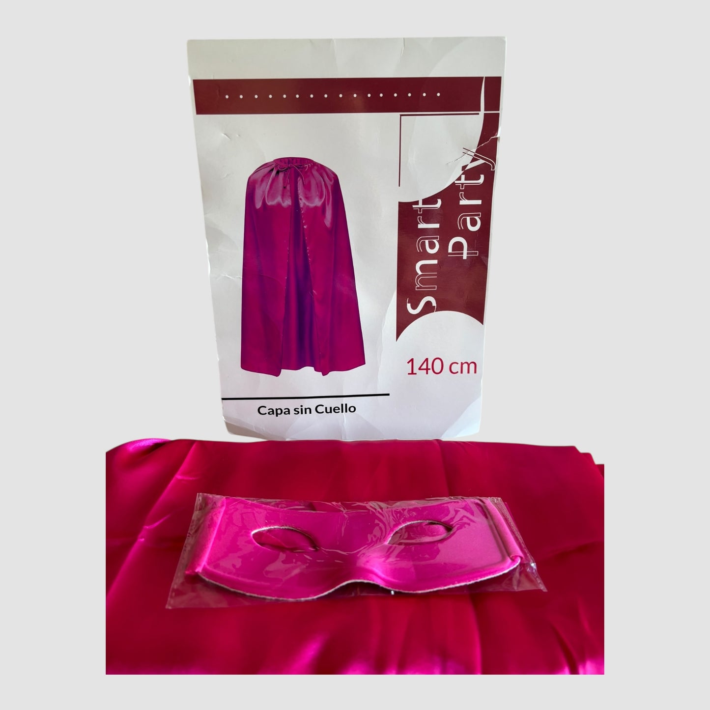 Capa + Máscara Rosa