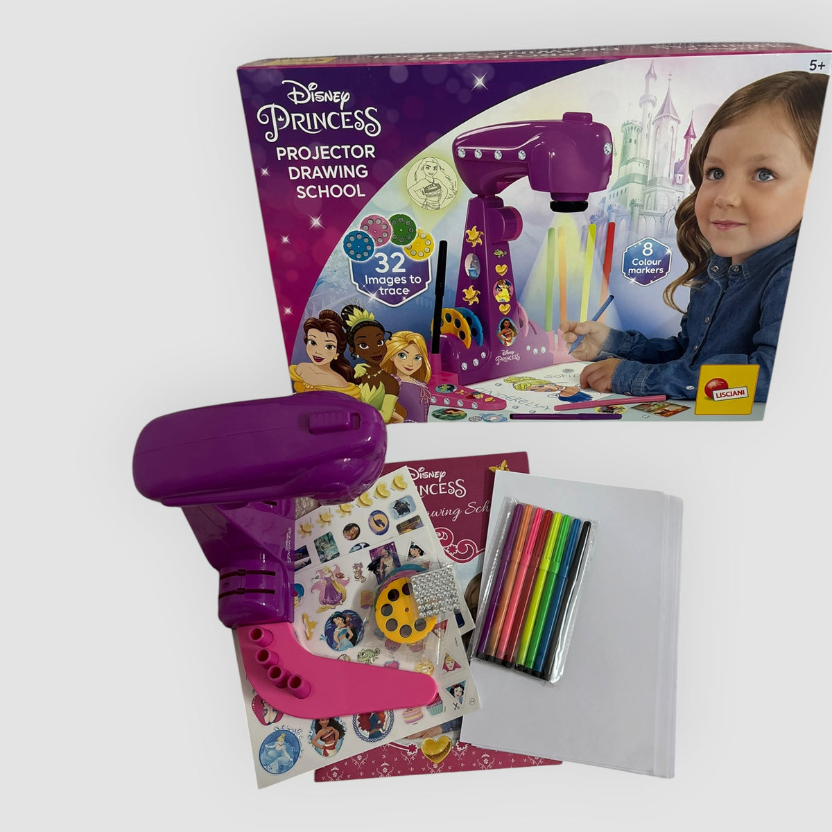 Disney Princesas – Escola de Desenho com Projetor Lisciani – Novo