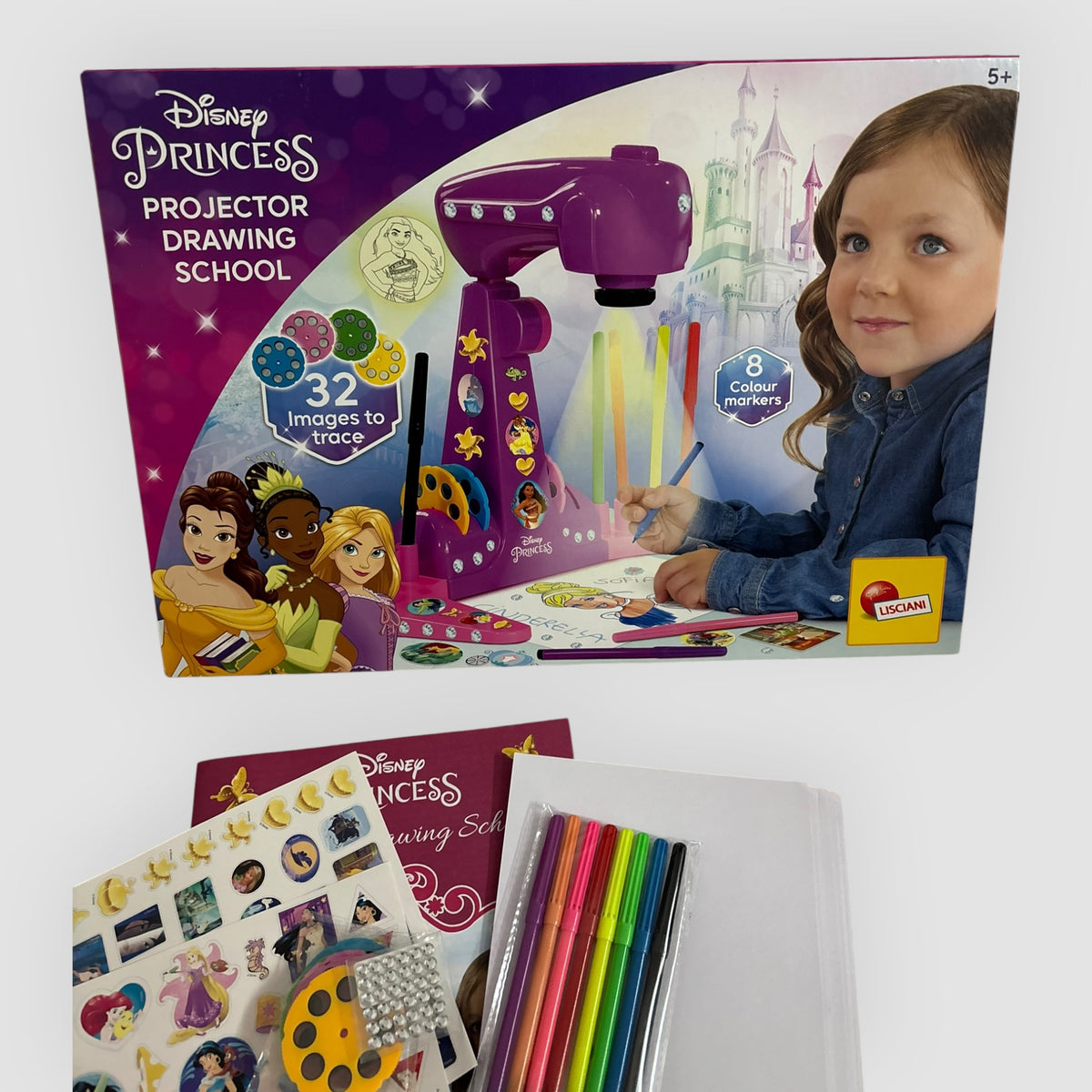Disney Princesas – Escola de Desenho com Projetor Lisciani – Novo