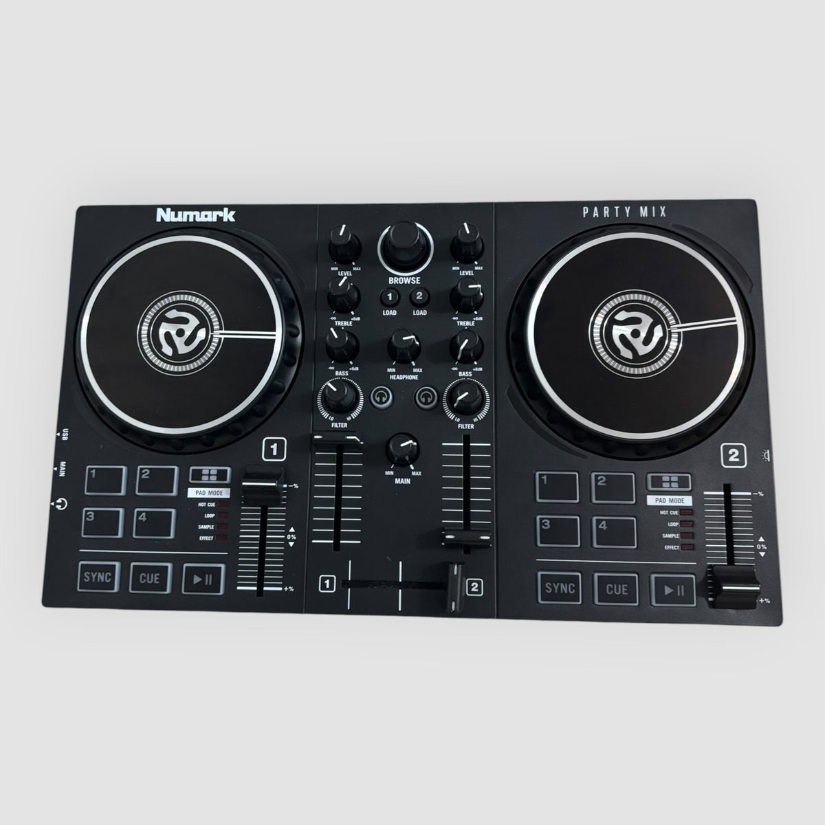 Numark Party Mix – Controladora DJ USB com Efeitos de Luz