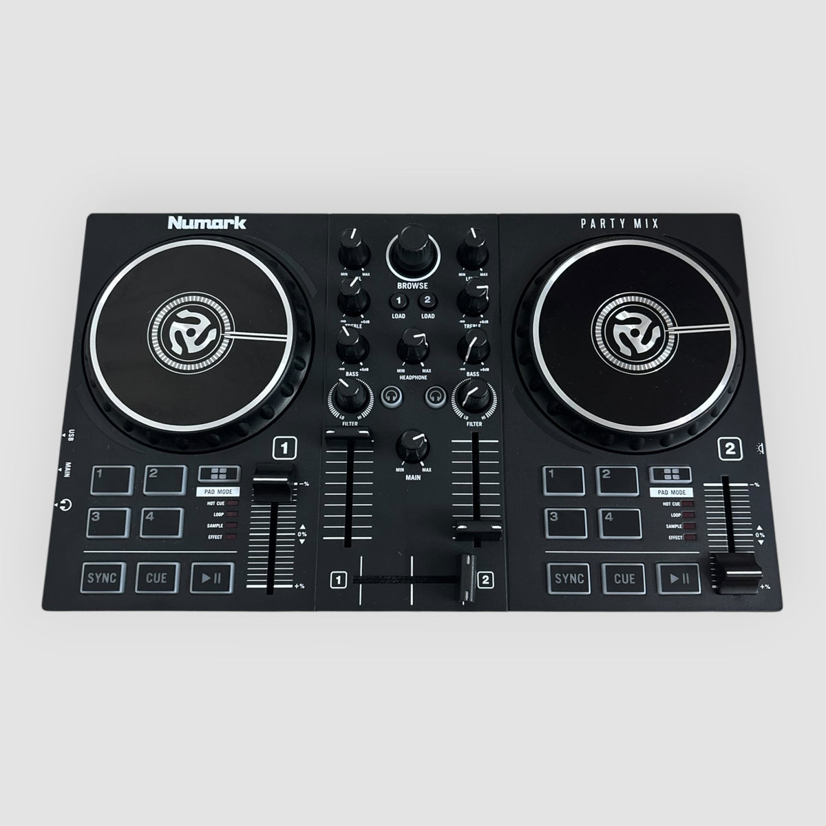 Numark Party Mix – Controladora DJ USB com Efeitos de Luz