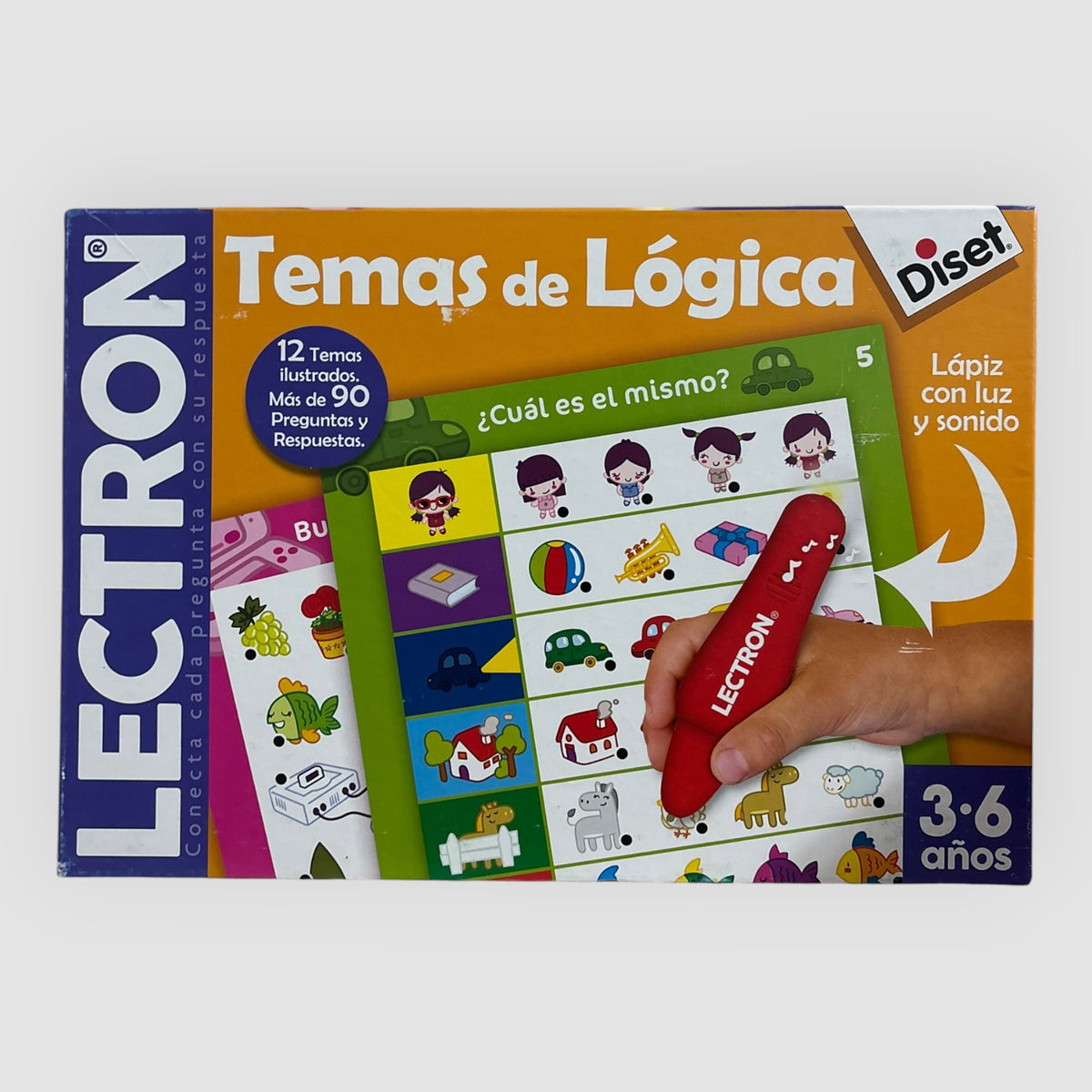 Diset Lectron – Temas de Lógica – Jogo Educativo 3 a 6 Anos