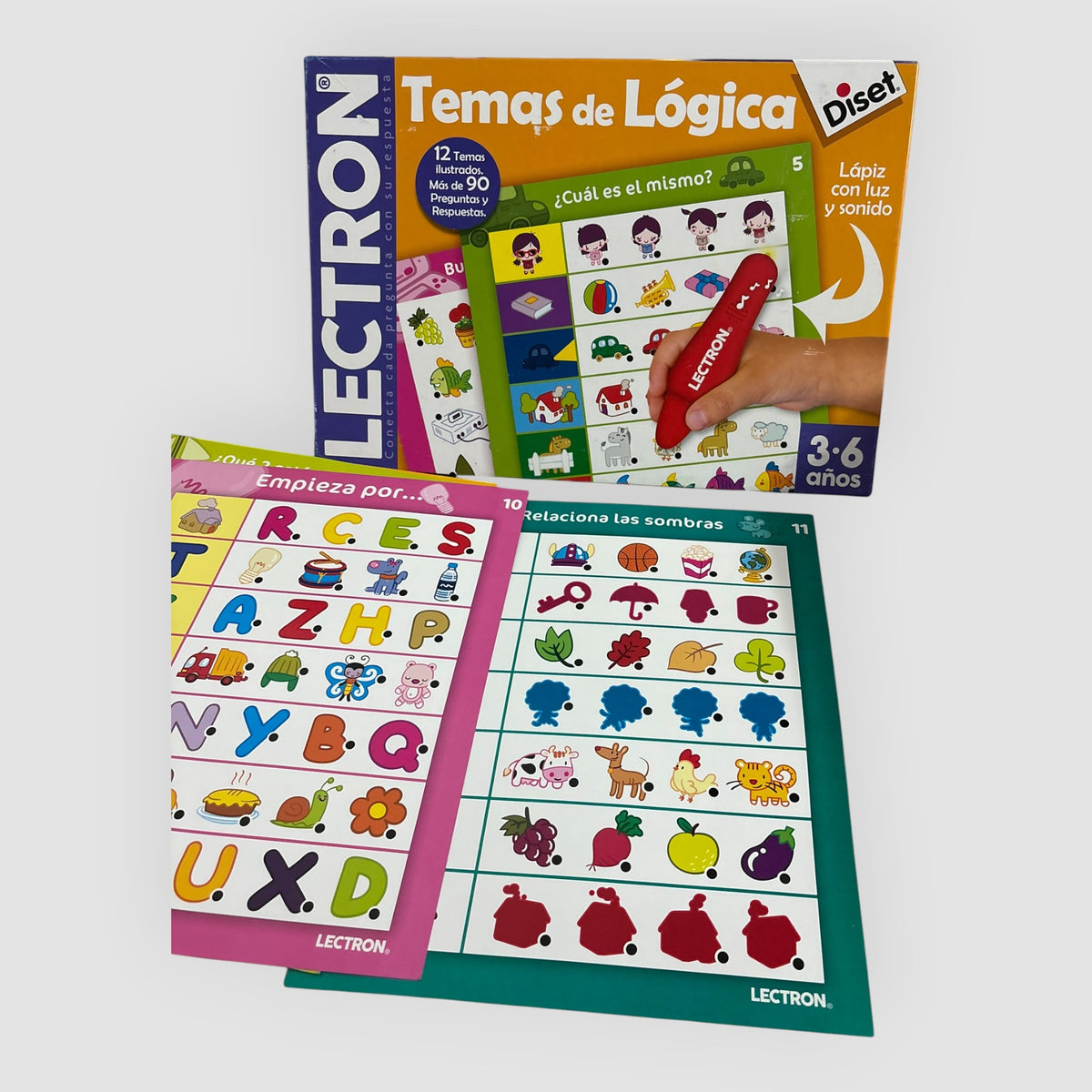 Diset Lectron – Temas de Lógica – Jogo Educativo 3 a 6 Anos
