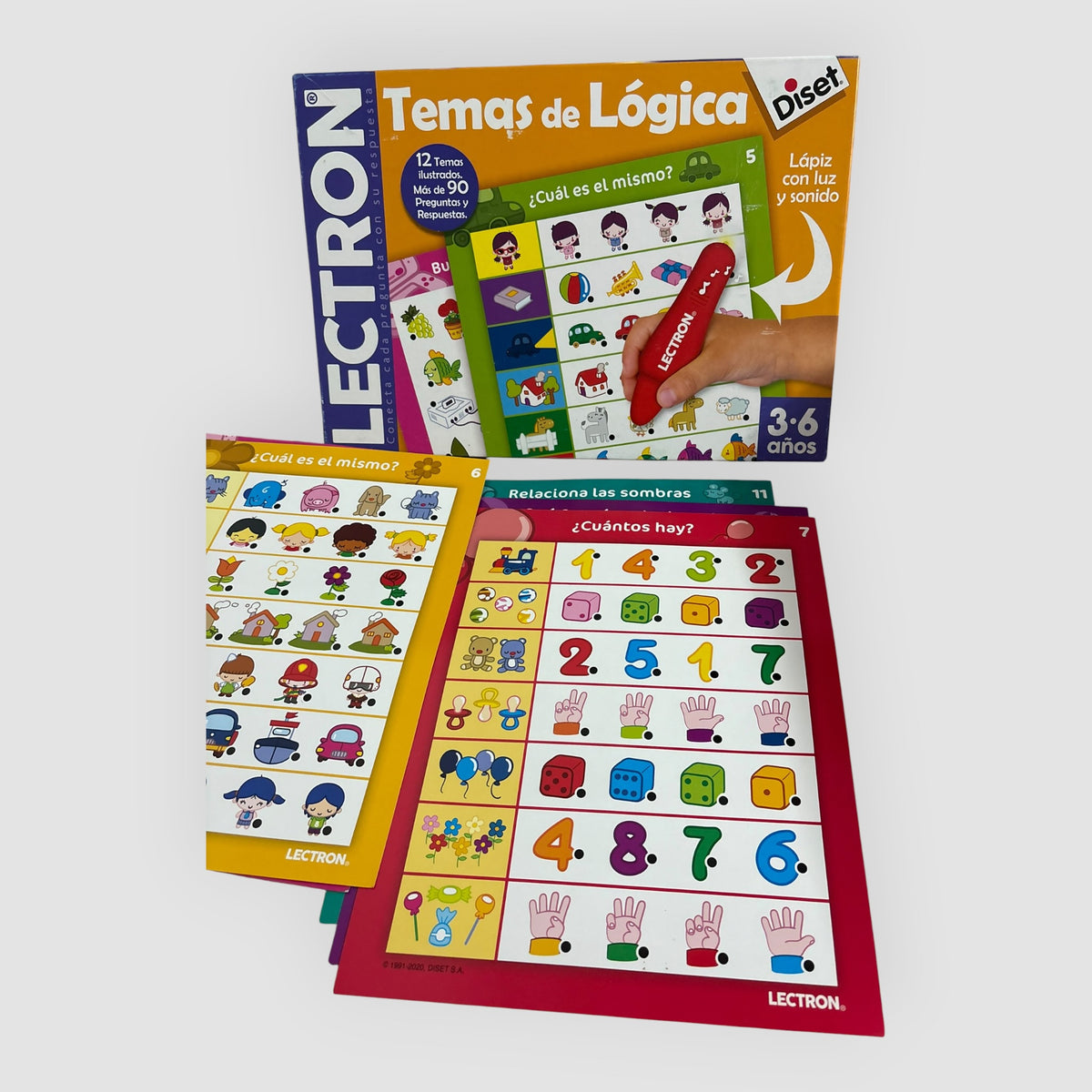 Diset Lectron – Temas de Lógica – Jogo Educativo 3 a 6 Anos